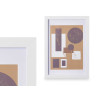 PORTAFOTO PARED MADERA PASPARTU 18X24CM BLANCO
