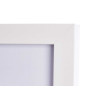 PORTAFOTO PARED MADERA PASPARTU 30X40CM BLANCO