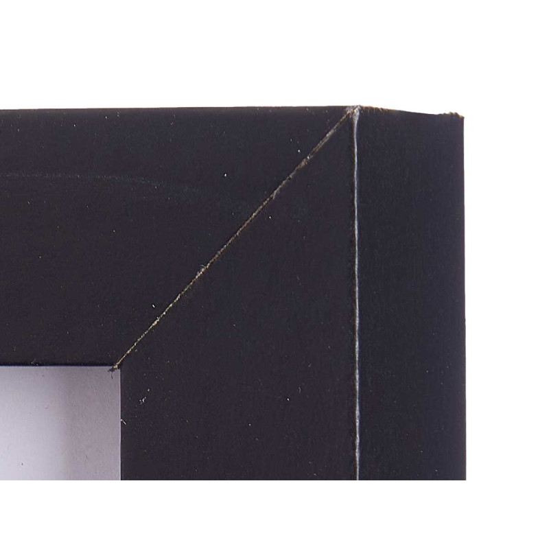 MOLDURA MADEIRA PAREDE PASSE-PARTOUT 10X15CM PRETA