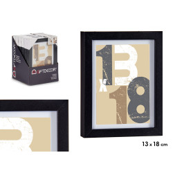 PORTEPHOTO MUR BOISP ASSE-PARTOUT 13X18CM NOIR 