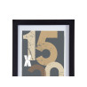 PORTAFOTO PARED MADERA PASPARTU 15X20CM NEGRO