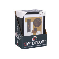 18X24CM BLACK PASSE-PARTOUT WOOD PHOTOFRAME 