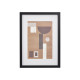 PORTEPHOTO MUR BOIS  PASSE-PARTOUT 21X30CM NOIR 