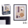 PORTAFOTO PARED MADERA PASPARTU 30X40CM NEGRO