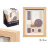 PORTEPHOTO MUR BOIS PASSE-PARTOUT 13X18CM NATUREL 