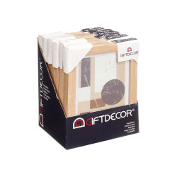 PORTEPHOTO MUR BOIS PASSE-PARTOUT 13X18CM NATUREL 