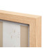 PORTAFOTO PARED MADERA PASPARTU 13X18CM NATURAL