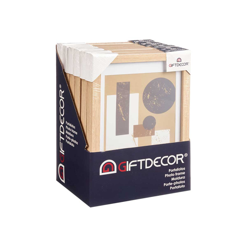 PORTEPHOTO MUR BOIS PASSE-PARTOUT 18X24CM NATUREL