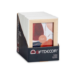 PORTAFOTO BLANCO MADERA 10X15CM