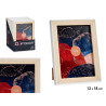13X18CM WHITE WOOD PHOTOFRAME