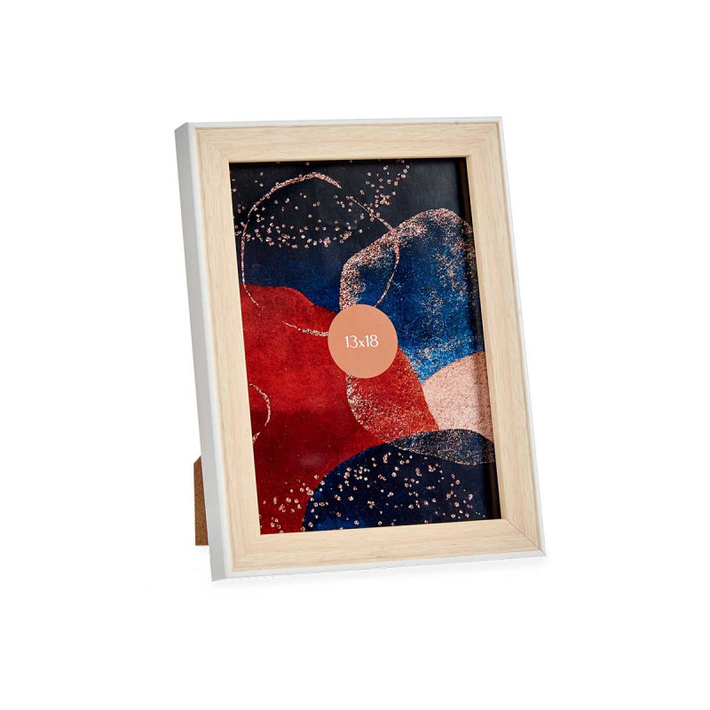 PORTEPHOTO BLANC BOIS 13X18CM