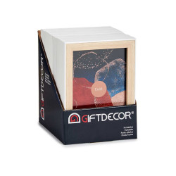 13X18CM WHITE WOOD PHOTOFRAME