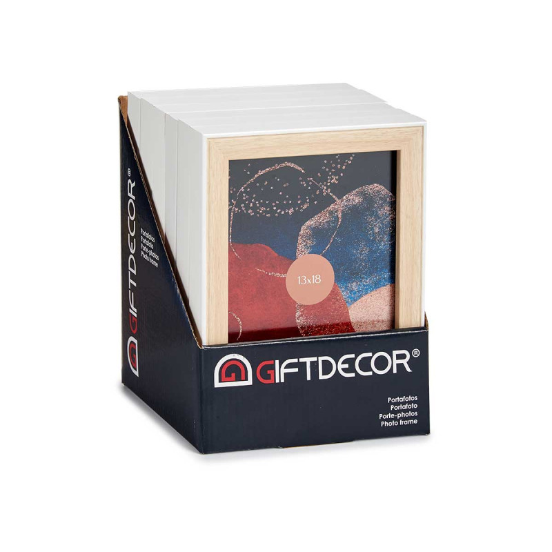 PORTAFOTO BIANCO LEGNO 13X18CM