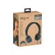 BLACK CABLE HEADPHONES