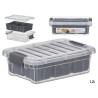 ANTHRACITE 5 COMPARTMENT ORGANIZER BOX 1,2L