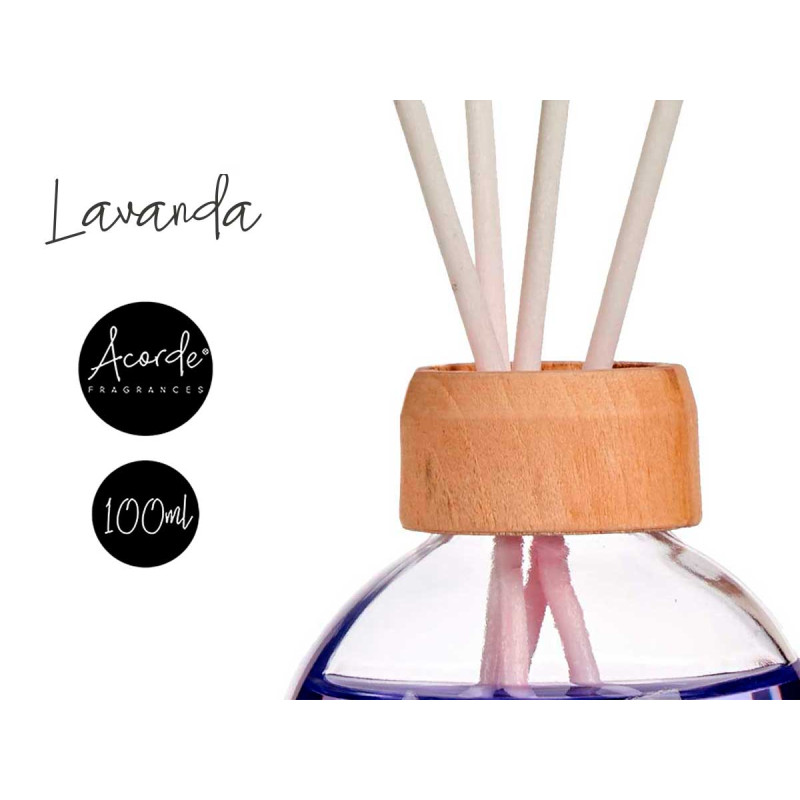DIFUSOR 100ML COM STICKS LAVANDA 