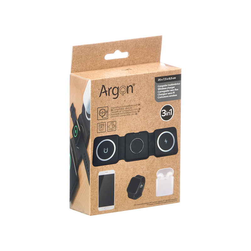 CHARGEUR SANS FIL NOIR 3 1