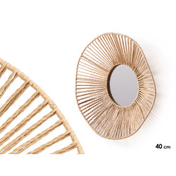 MIROIR 40CM ONDES CORDE