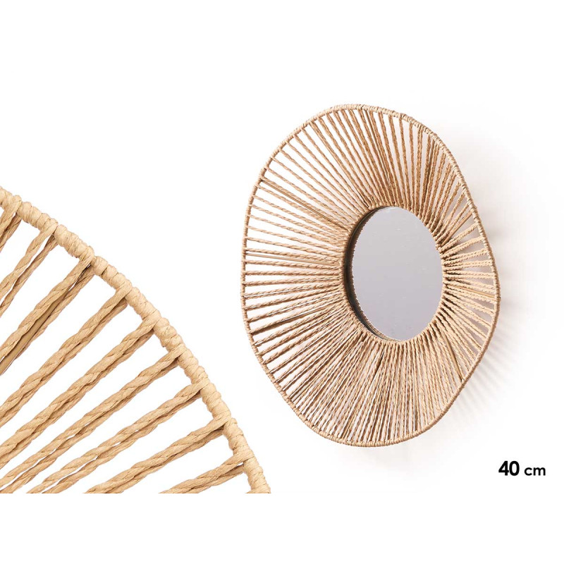 MIROIR 40CM ONDES CORDE