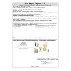 LAMPADA DA TAVOLO EFFETTO LEGNO OVALE
