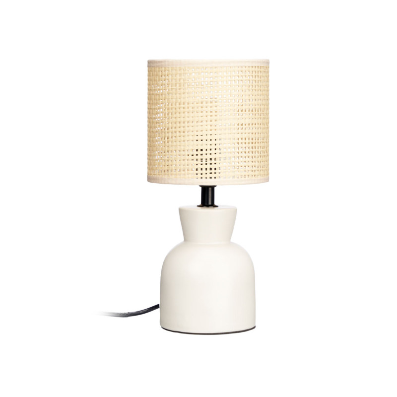 LAMPE DE TABLE BLANCHE FORME