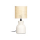 LAMPE DE TABLE BLANCHE FORME