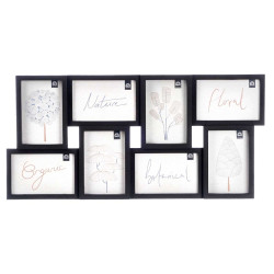 8 SPACES PHOTO FRAME 10X15 BLACK 