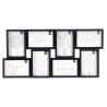 MOLDURA PARA 8 FOTOS 10X15CM PRETA