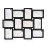 12 SPACES PHOTO FRAME 10X15 BLACK 