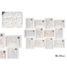MOLDURA PARA 12 FOTOS 10X15CM BRANCO