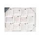 CADRE PHOTO 10X15CM 12 PHOTOS BLANC