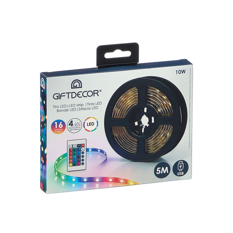CONTROLO TIRAS LED RGB 5M