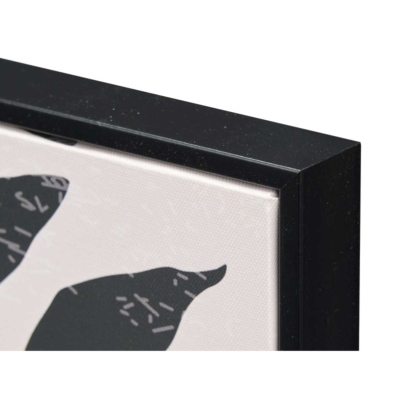QUADRO TELA CORNICE NERA VASI NERI ASS 3