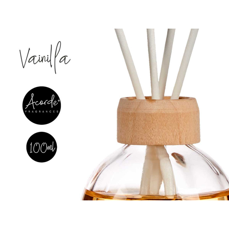 DIFUSOR 100ML COM STICKS BAUNILHA