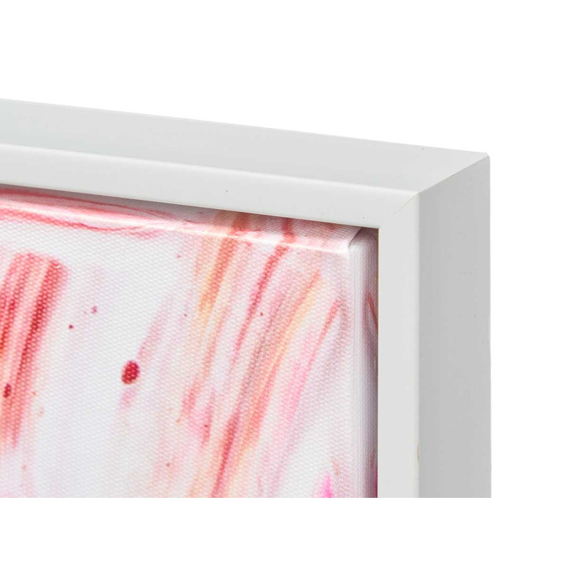 TABLEAU TOILE CADRE BLANC EAUX ROUGES ASRT 2 50X70