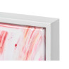 CUADRO LIENZO MARCO BLANCO AGUAS ROJAS 50X70 SURT2