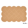 FLOOR MAT KNOTS BROWN 50X80CM