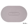 TAPETE ENTRADA WELCOME CINZENTO 50X80CM