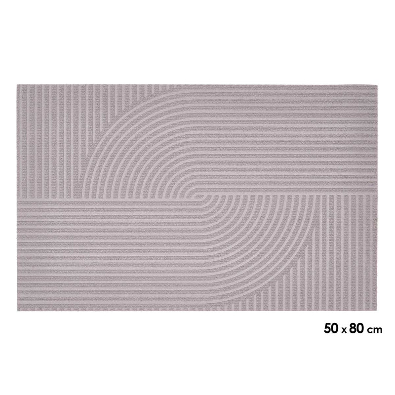 TAPPETO RETTANGOLARE GRIGIO 50X80CM