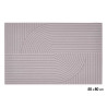 FLOOR MAT RECTANGULAR GREY 50X80CM