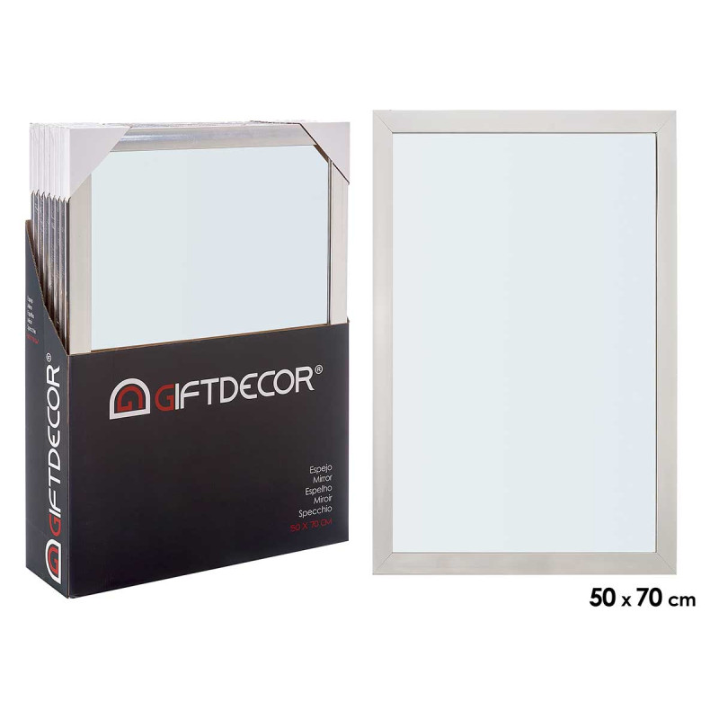 SPECCHIO ARGENTO 50 X 70 CM