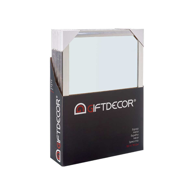 MIROIR ARGENT 50 X 70 CM