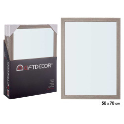 MIROIR GRIS 50 X 70 CM