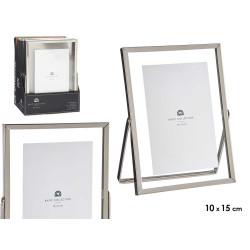 MARCO METAL PLATA 10X15CM