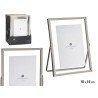 CADRE METAL ARGENT 10X15CM 