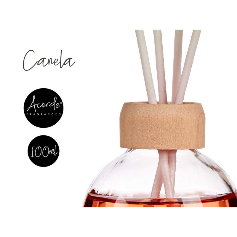 DIFUSOR 100ML COM STICKS CANELA  