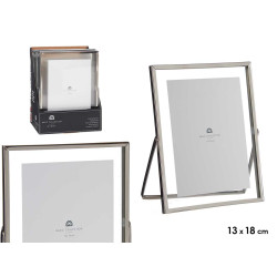 CADRE METAL ARGENT 13X18CM 