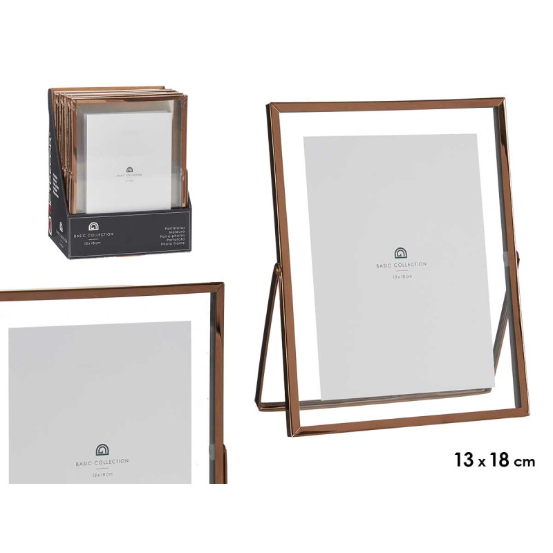 13X18CM COPPER METAL PHOTOFRAME