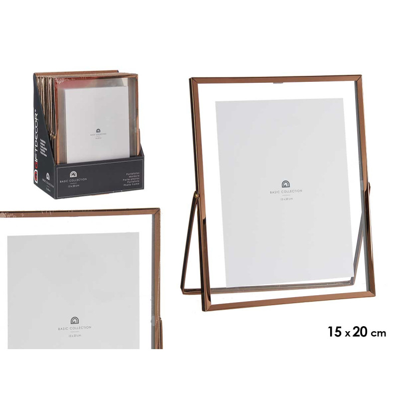 15X20CM COPPER METAL PHOTOFRAME