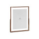 MOLDURA VIDRO METAL COBRE 15X20CM 